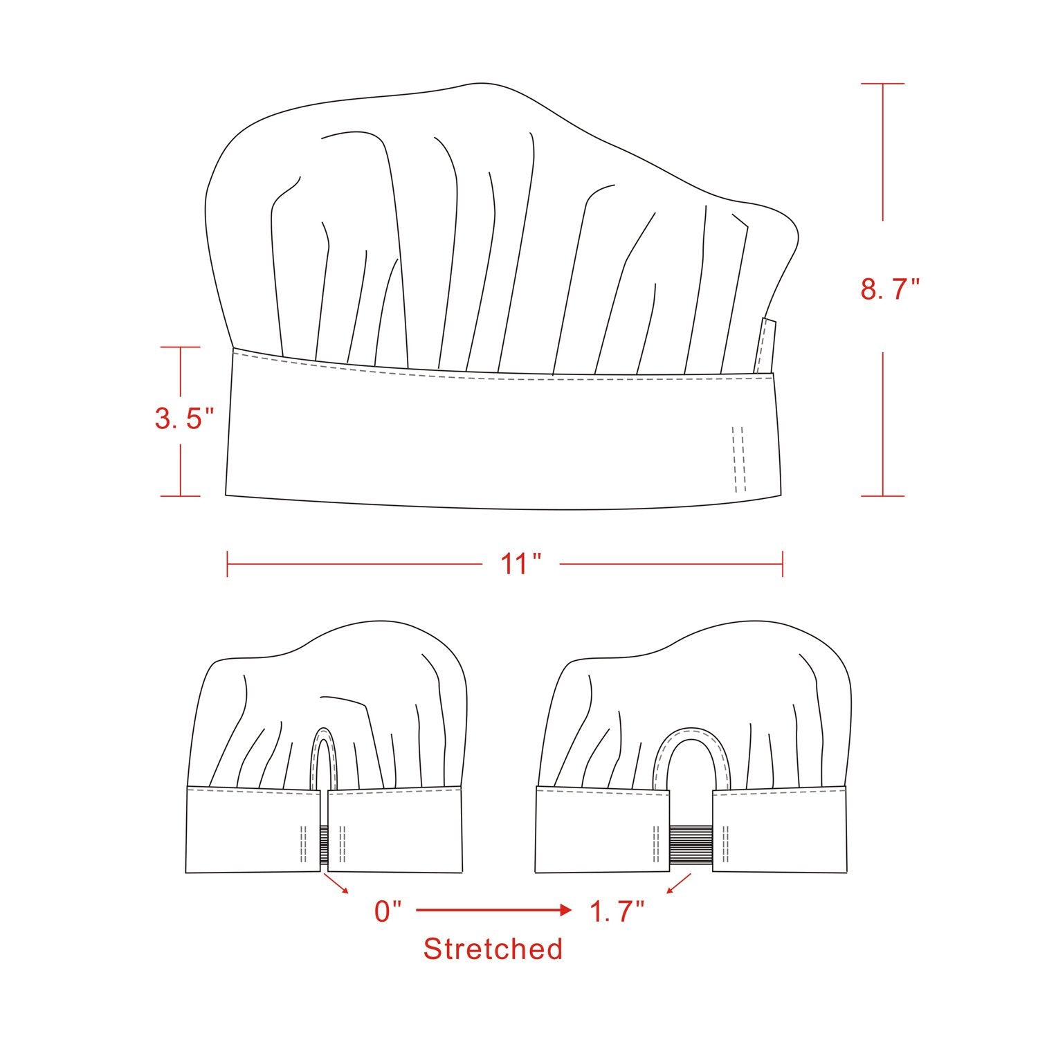 Yotache unisex one-size apron suits many body types.