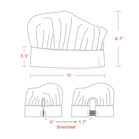 Yotache unisex one-size apron suits many body types.