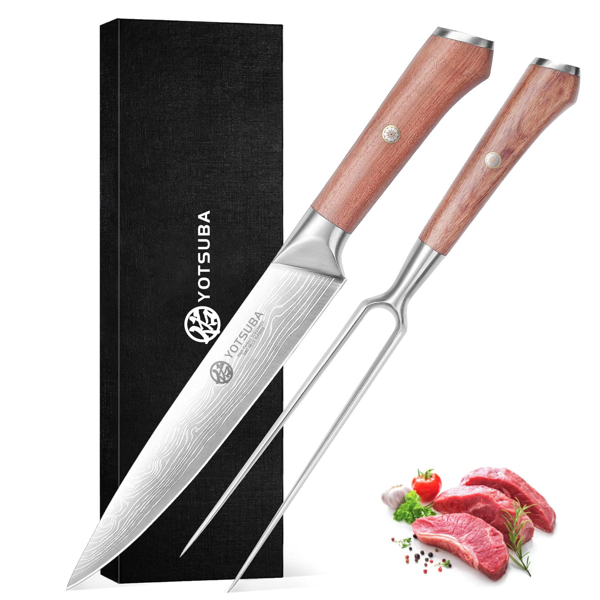 YOTSUBA 8-inch carving knife for precise meat slicing and serving