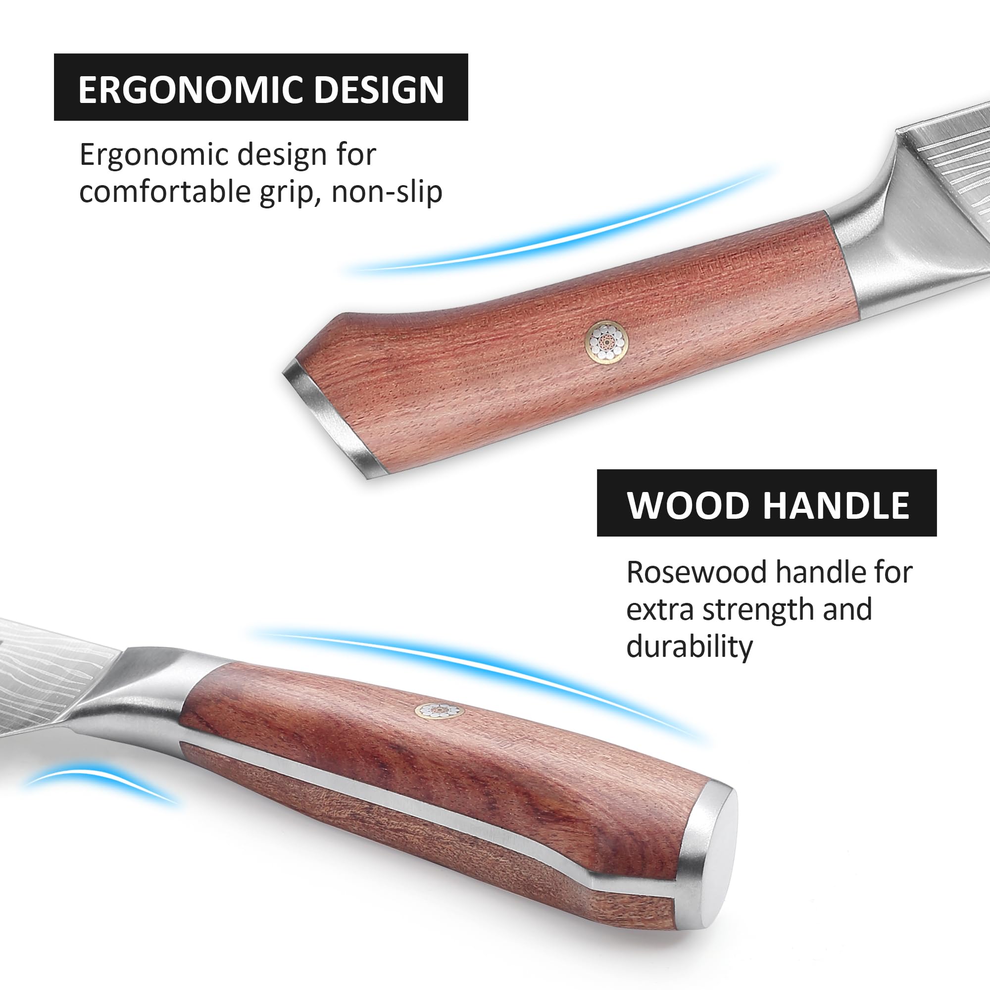 YOTSUBA high carbon steel blade for long lasting sharp performance