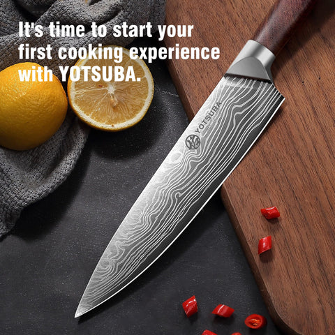 YOTSUBA 5-inch utility knife handles small tasks precisely.