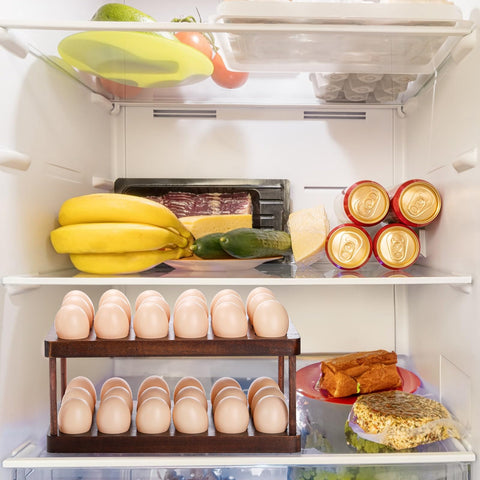 Youeon countertop storage rack to organize fresh eggs neatly