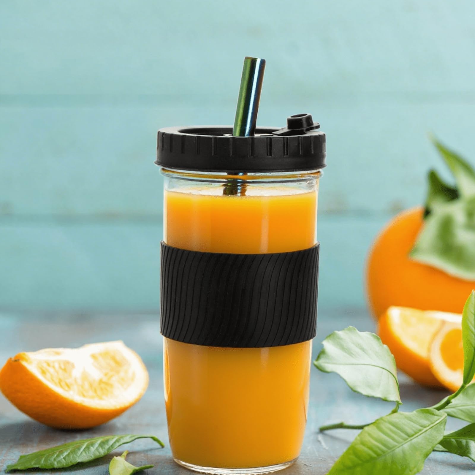 Youeon dishwasher-safe glass cups simplify cleanup after beverages.
