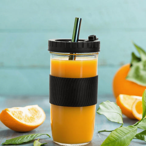 Youeon dishwasher-safe glass cups simplify cleanup after beverages.