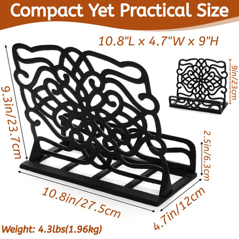 YOUEON durable cast-iron stand with rust-resistant finish for long-lasting counter stability.