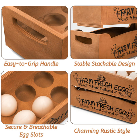 YOUEON pinewood finish adds rustic farmhouse charm to kitchen countertops.