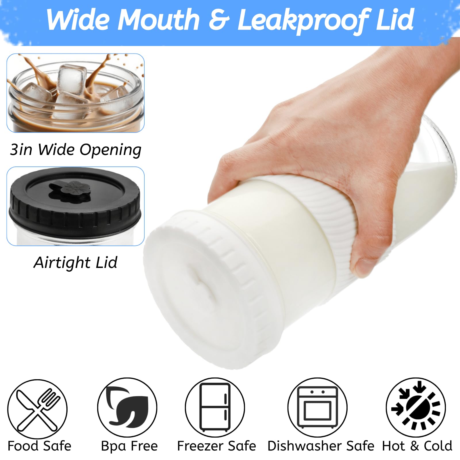 Youeon silicone sleeve protects hands with anti-slip grip.