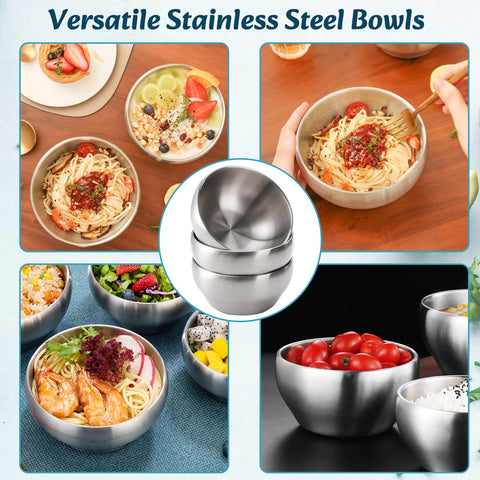 Youeon stackable dishwasher-safe bowls saving cabinet space