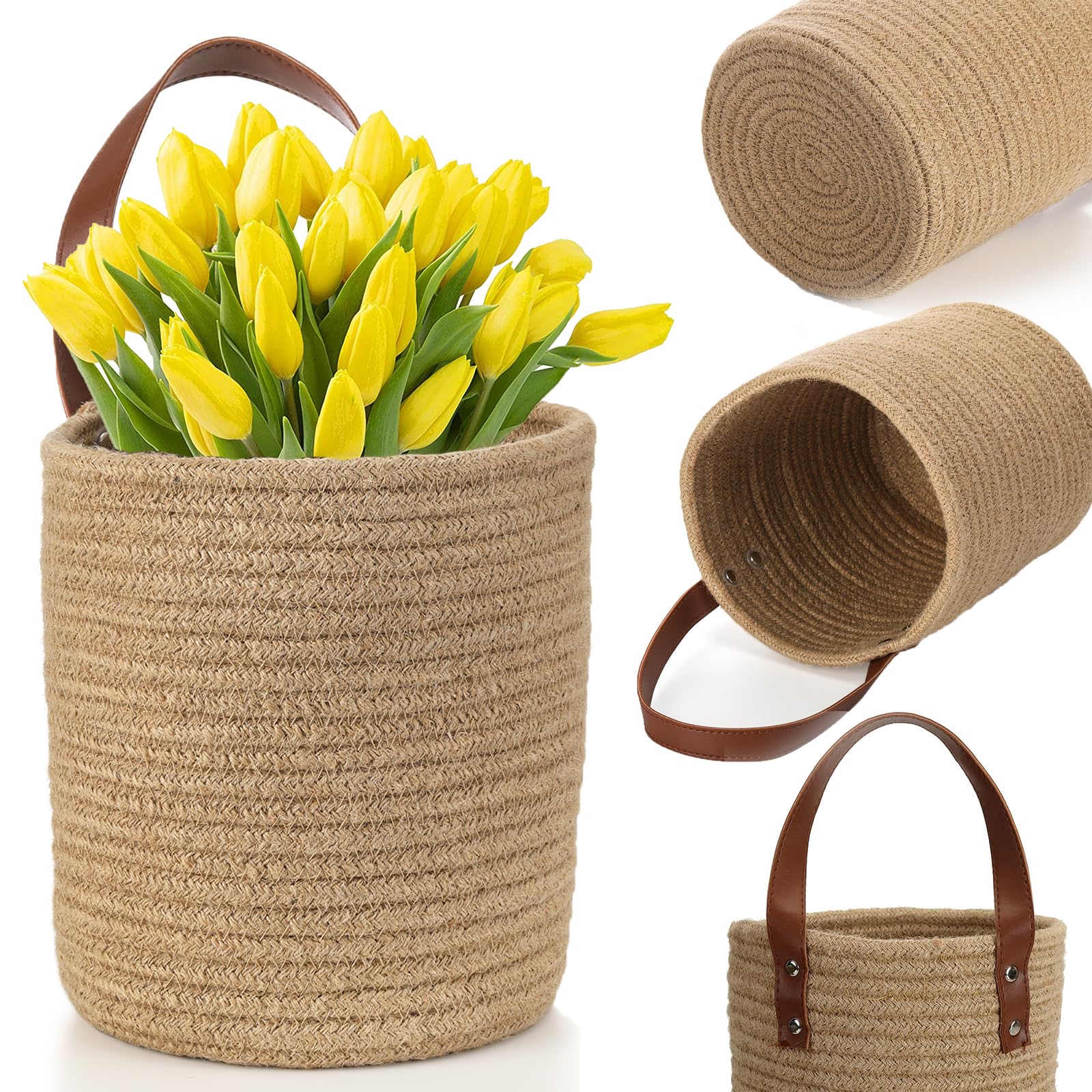 YOUEON wall-plants hanging basket ideal for small plants and planters.