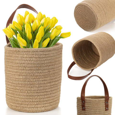 YOUEON wall-plants hanging basket ideal for small plants and planters.
