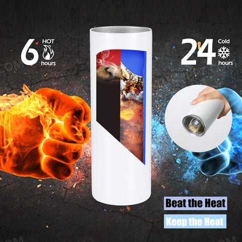 YOUKE OLA 304 stainless steel double-wall construction for durability and insulation.