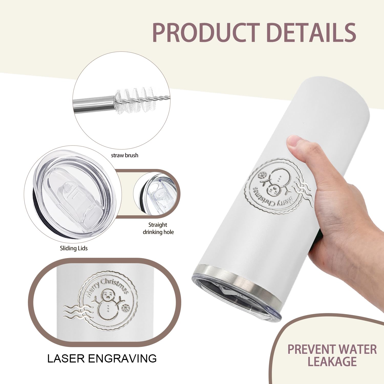 YOUKE OLA double-wall vacuum insulation keeps beverages at temp