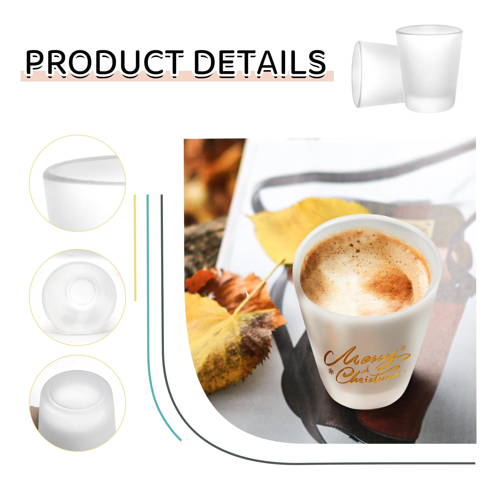 YOUKE OLA 1.5oz capacity, perfect for tasting portions and mini cocktails