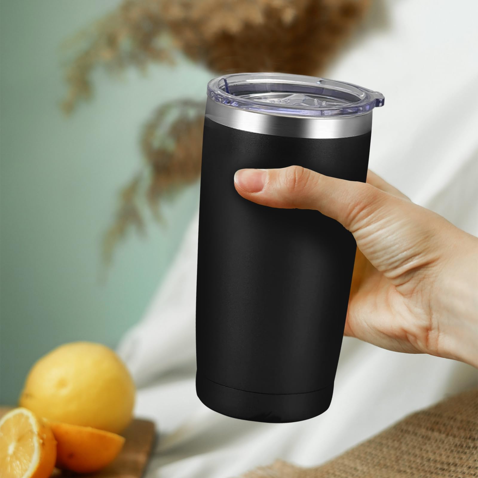 YOUKE OLA lids and straws included for mess-free sipping