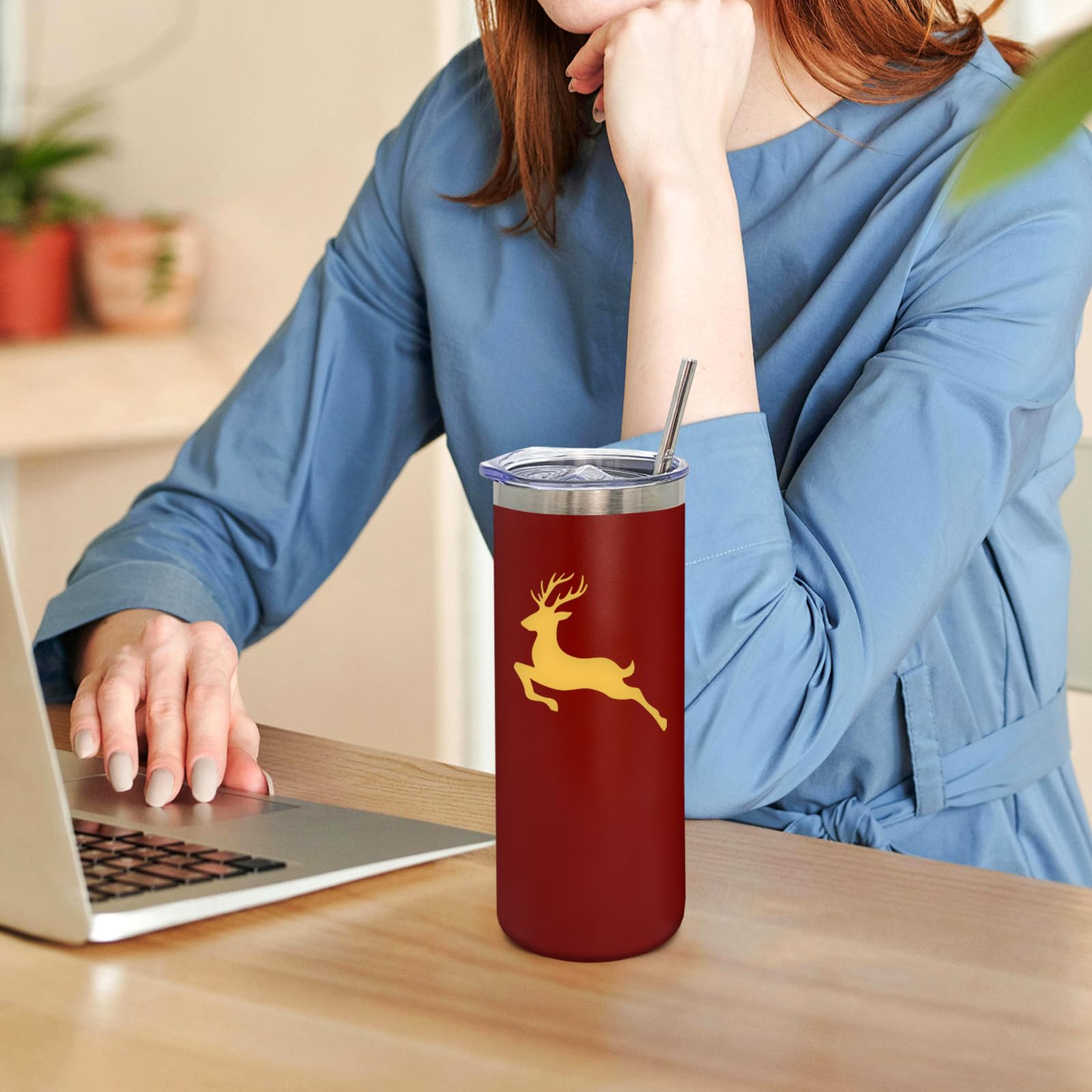 Lids and straight straws included with YOUKE OLA tumblers for complete use