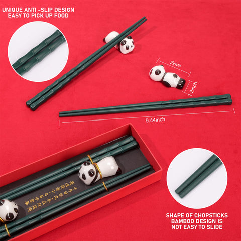 Close-up of anti-slip chopsticks head detailing the grip