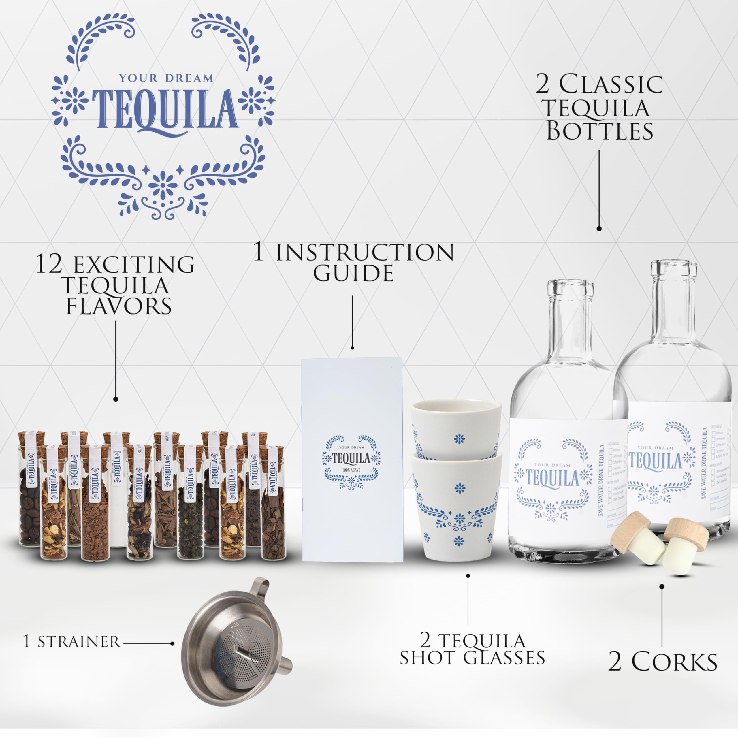 Your Dream Party Shop botanicals for customizable tequila infusions