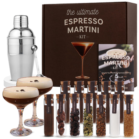 Your Dream Party Shop espresso martini kit shaker shown for flawless at-home mixing