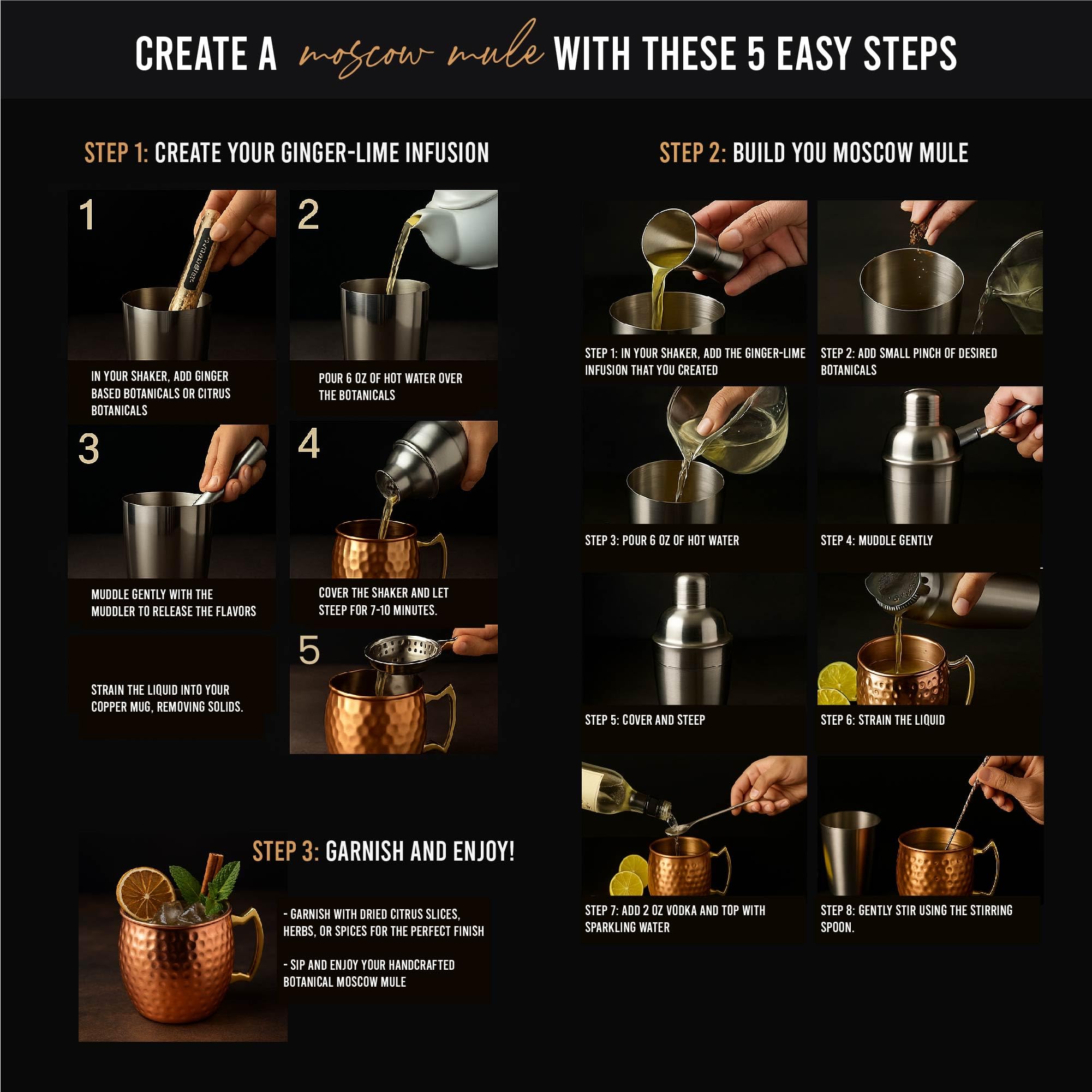 Your Dream Party Shop Moscow Mule Kit features 11 botanicals for aroma rich mixes