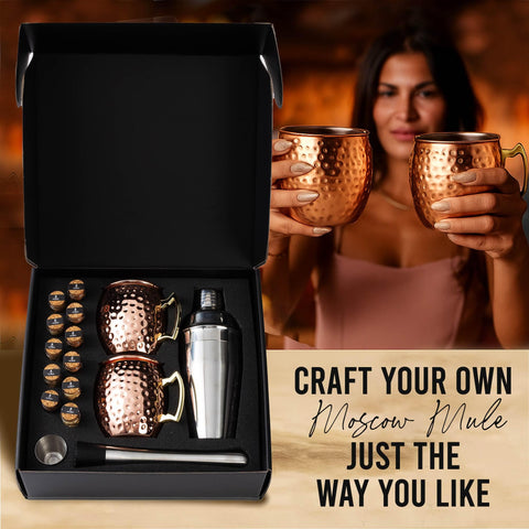 Your Dream Party Shop Moscow Mule Kit includes a precise pour jigger for accuracy