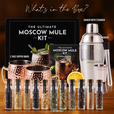 Your Dream Party Shop Moscow Mule Kit stainless steel shaker for balanced cocktails