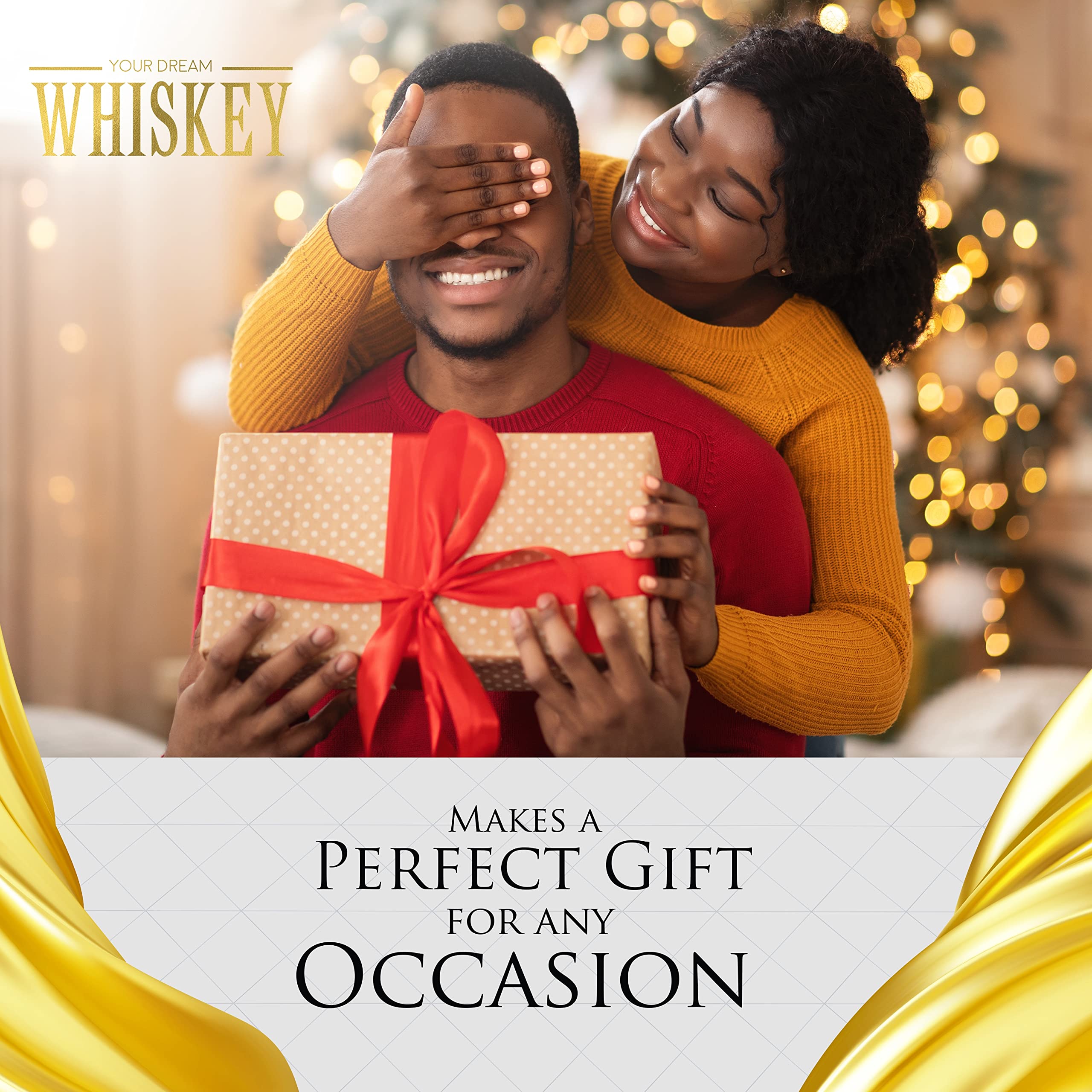 Your Dream Party Shop gift box packaging for whiskey lovers