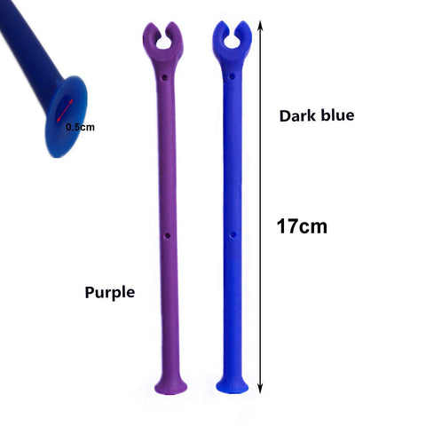 YouU champagne-flute blue saver protects tall glasses in dishwasher
