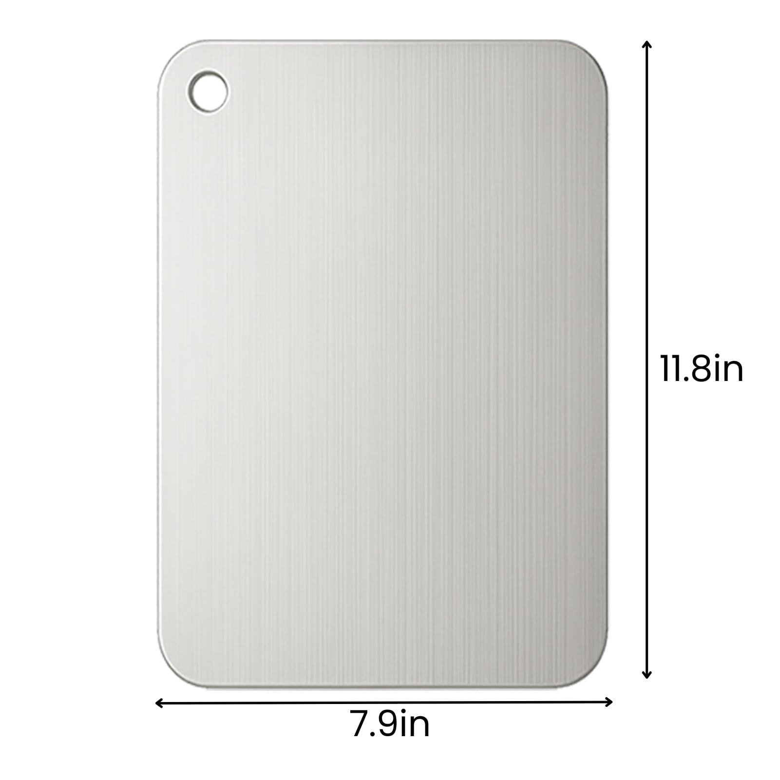 YoYoulee titanium cutting board easy-clean, non-porous surface resists staining.