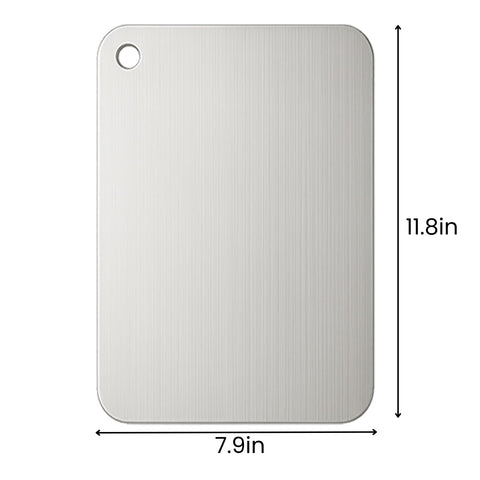 YoYoulee titanium cutting board easy-clean, non-porous surface resists staining.