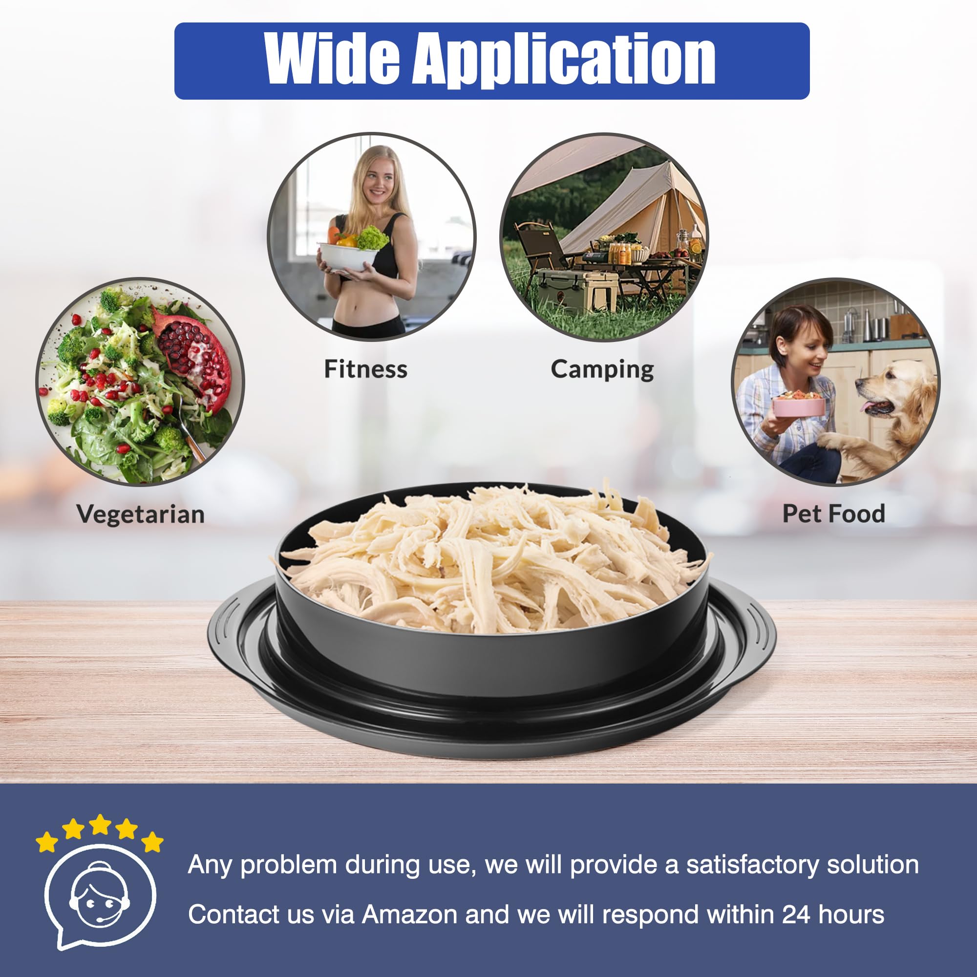 YOYOUTH chicken shredder tool twist microwave safe body for quick heating