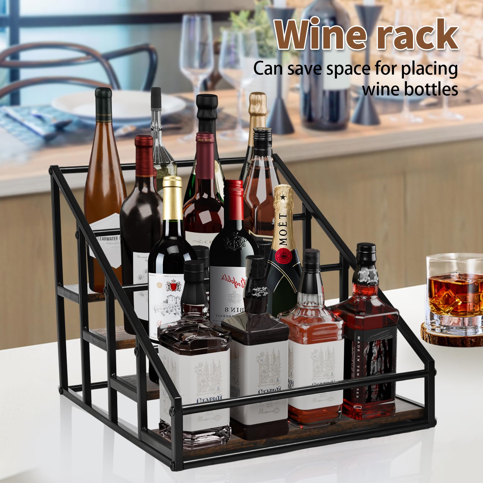 YQBRAO cake room cream bottle display for decorating supplies.
