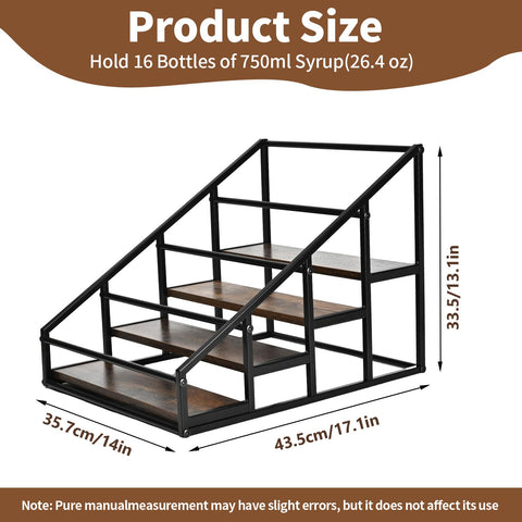YQBRAO wine bottle display shelf ideal for showcasing bottles neatly.