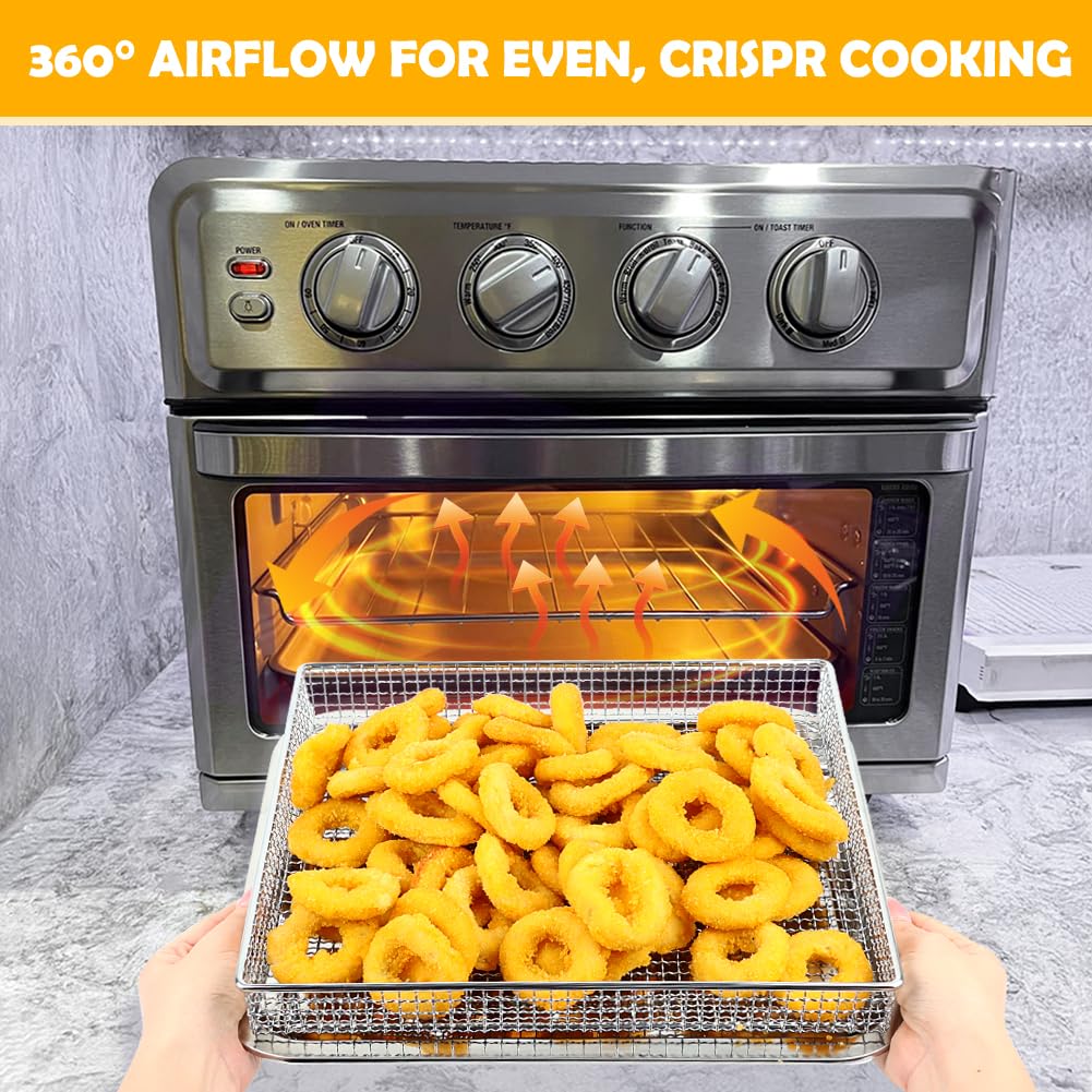 YQL air fryer basket crisps wings evenly with minimal flipping.
