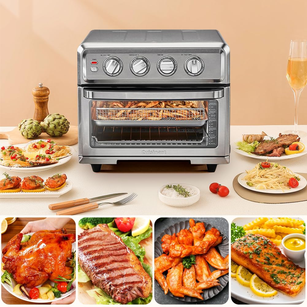 YQL BPA-free set offers durable, versatile air frying and baking options.