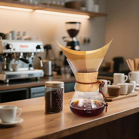 YQL disposable coffee filter enables fast cleanup after brewing