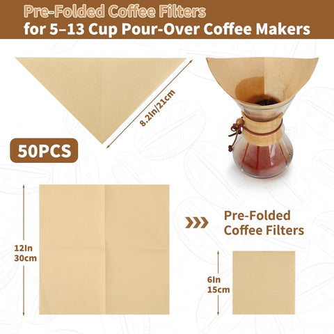 YQL natural unbleached paper filter preserves flavor during brewing