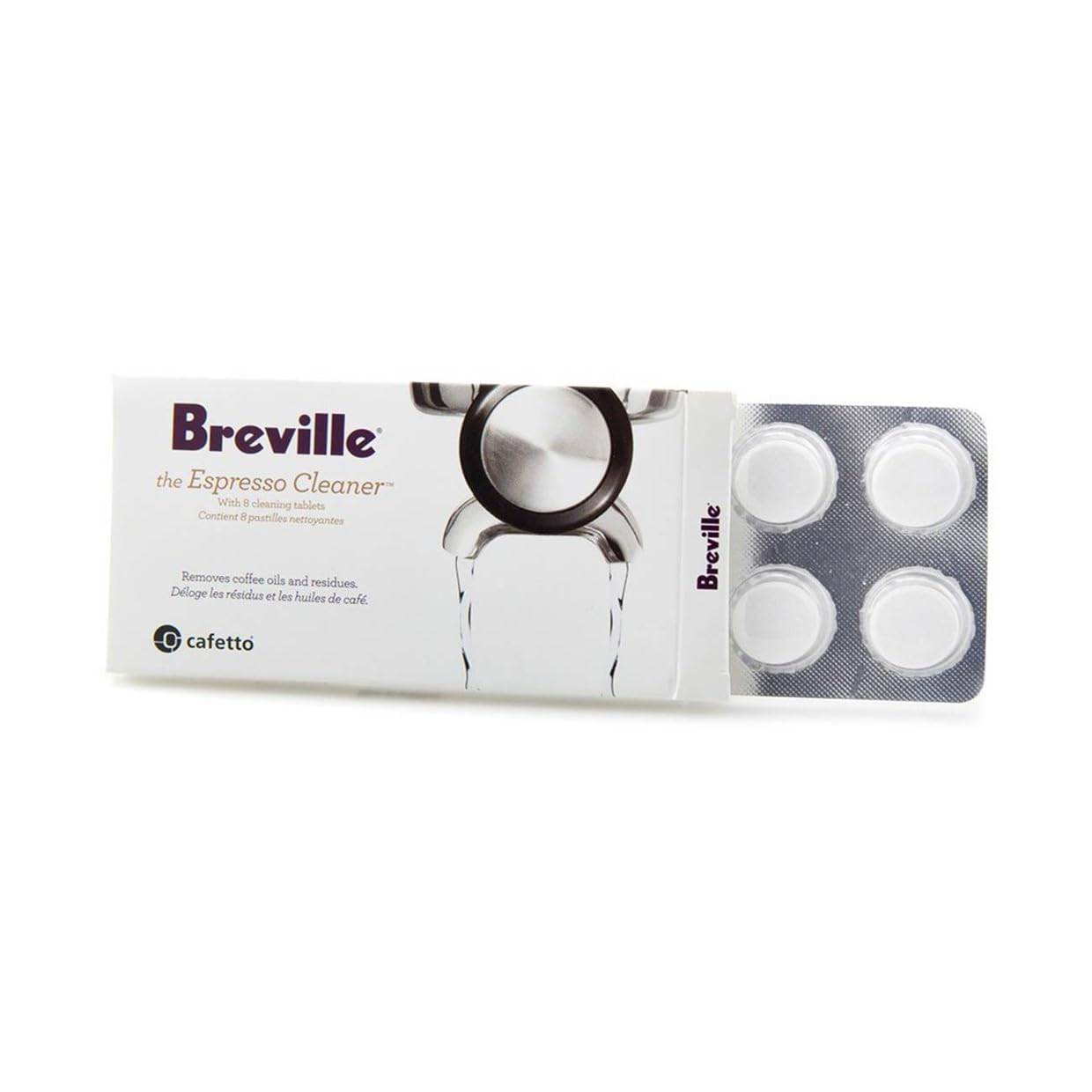 YQXYH espresso cleaning tablet for Breville BEC250 cleans oily residue