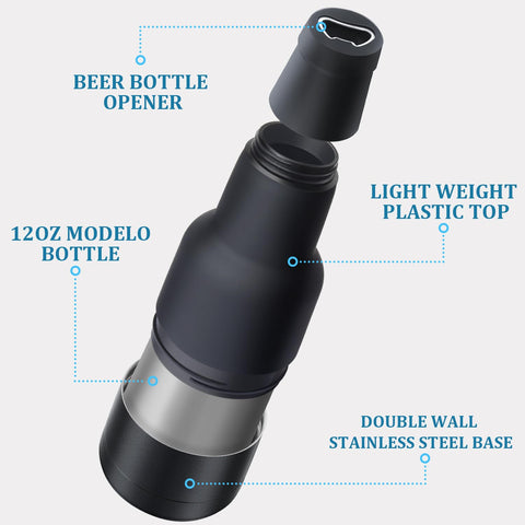 YRSENG Modelo bottle cooler showing built in bottle opener