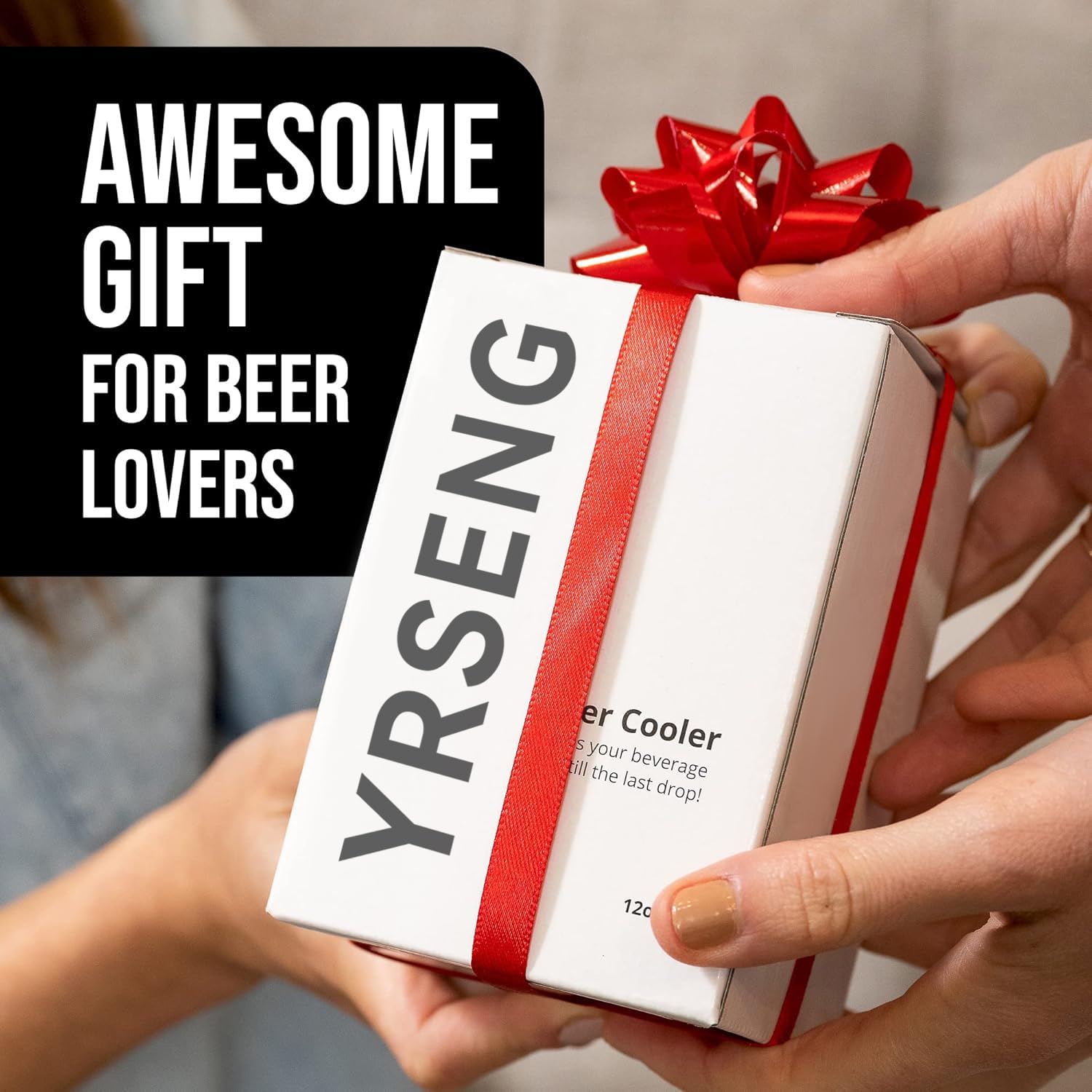 Compact YRSENG Modelo bottle cooler ideal for travel and outdoor use