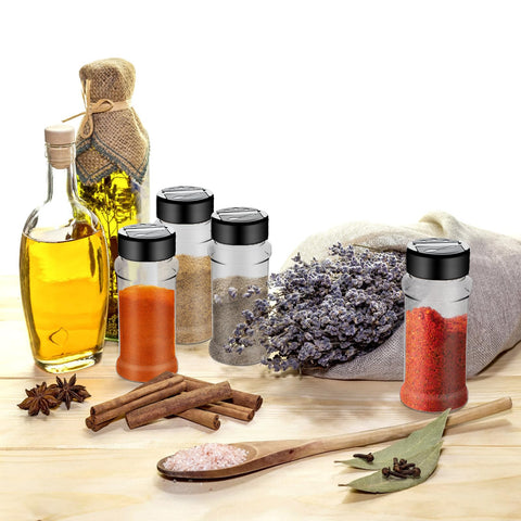 Ysglory spice containers with tight caps minimize spills during cooking