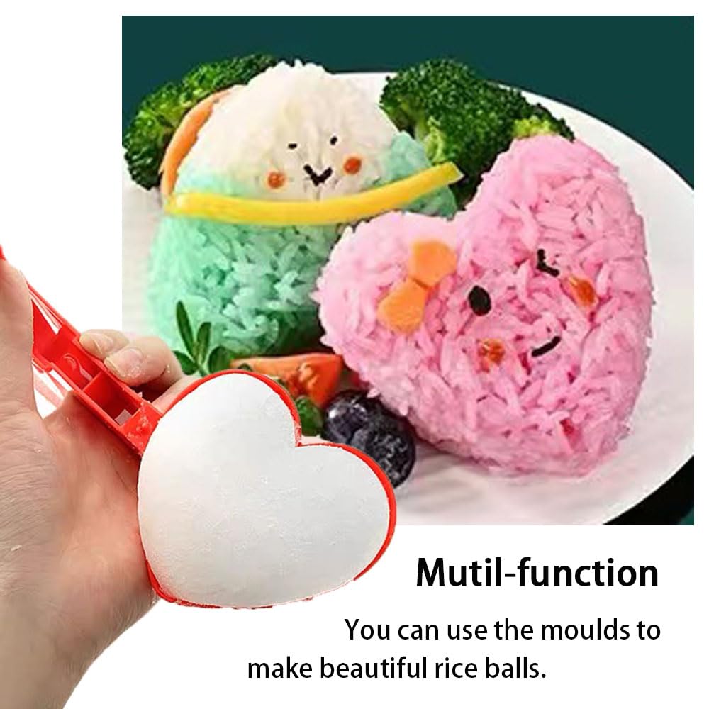 YSUNXINCT clip helps store and portion shaped rice neatly.
