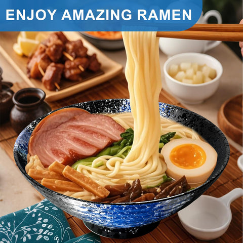YTLEMON dishwasher-safe ceramics simplify cleanup after ramen or salads