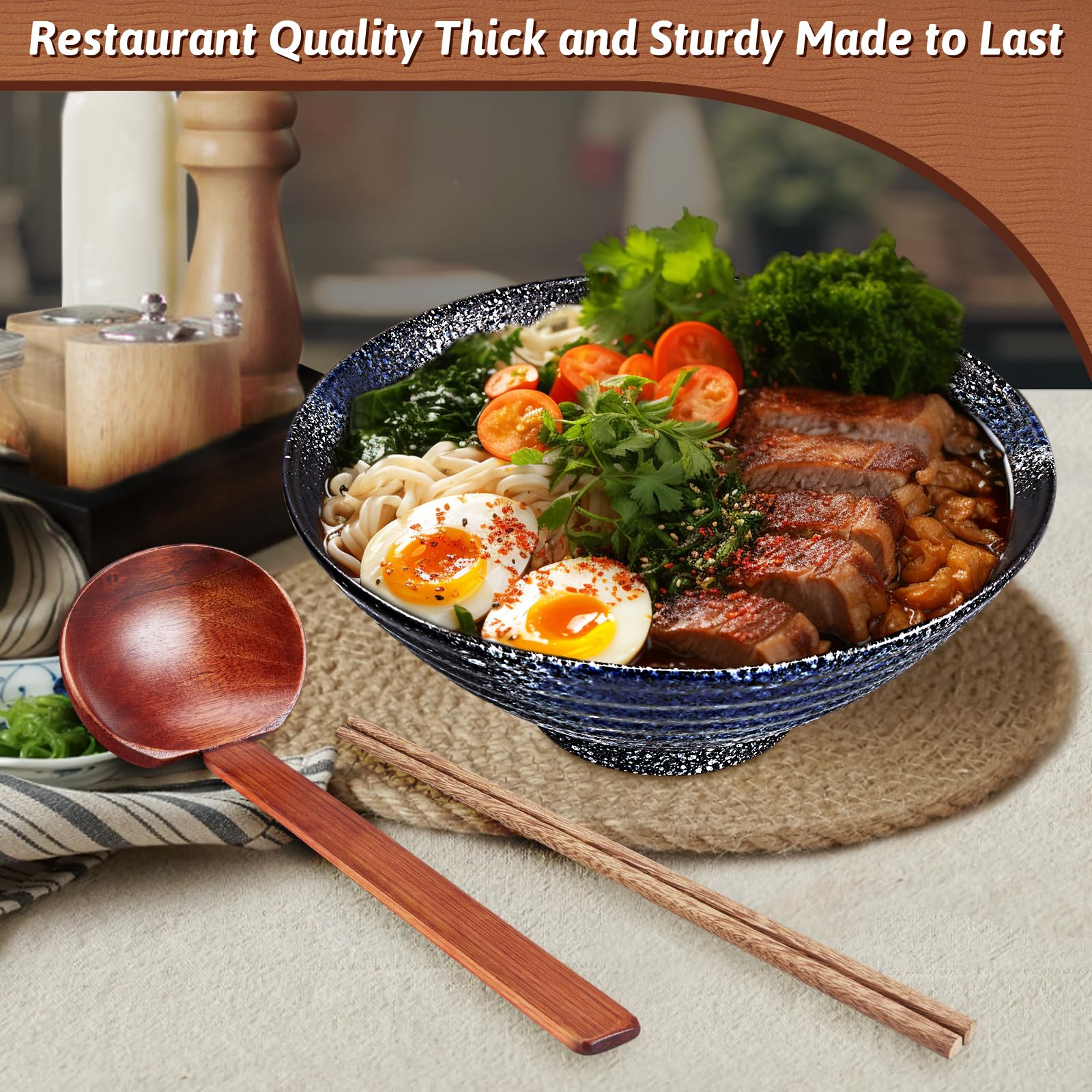 Versatile YTLEMON bowls ideal for ramen, salads, cereals, and desserts