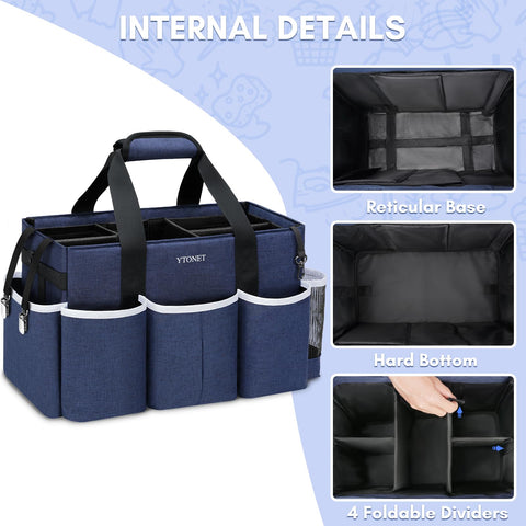 Ytonet cleaning caddy features waterproof 900D fabric for effortless cleanup.