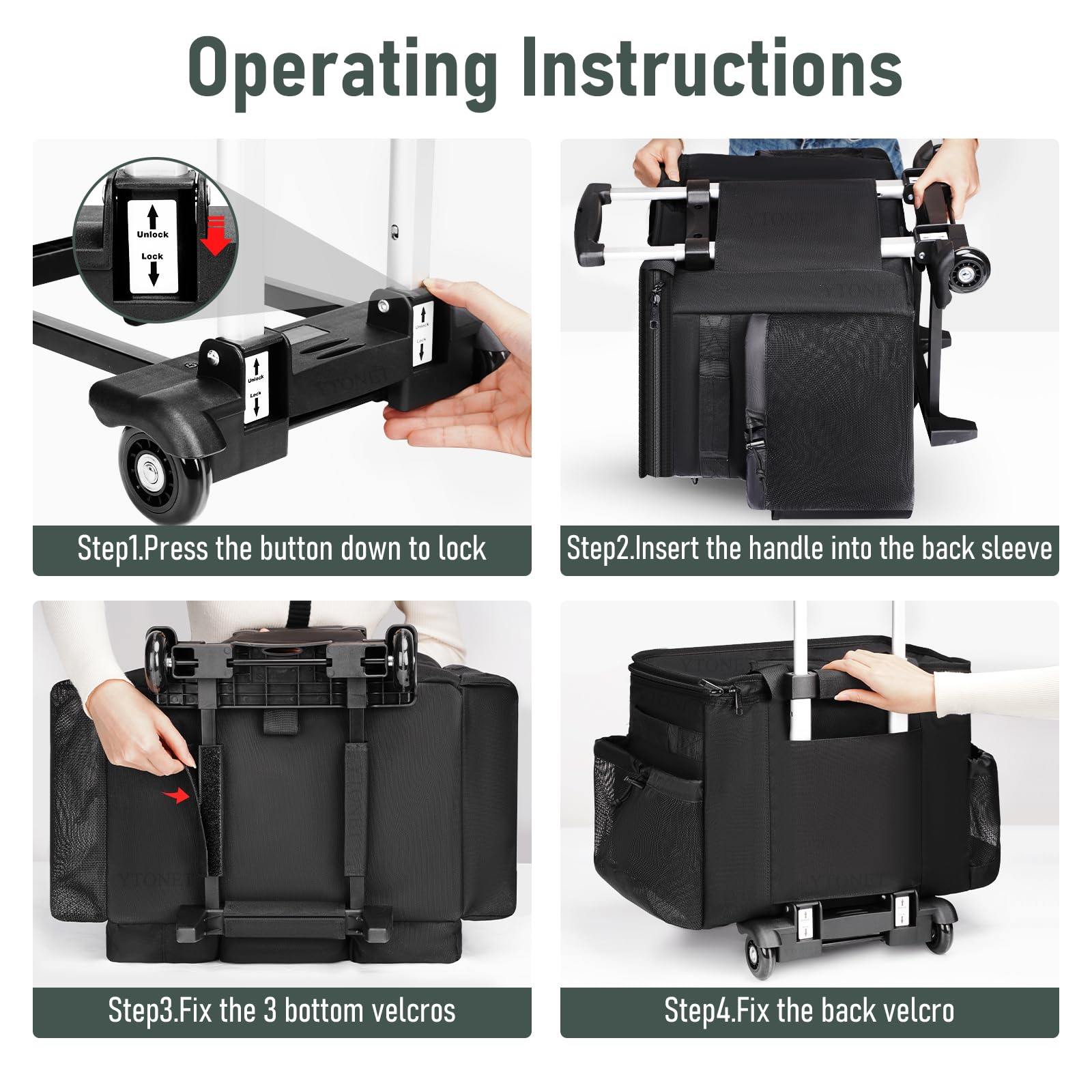 Ytonet Cleaning Caddy offers multiple pockets for quick tool access.