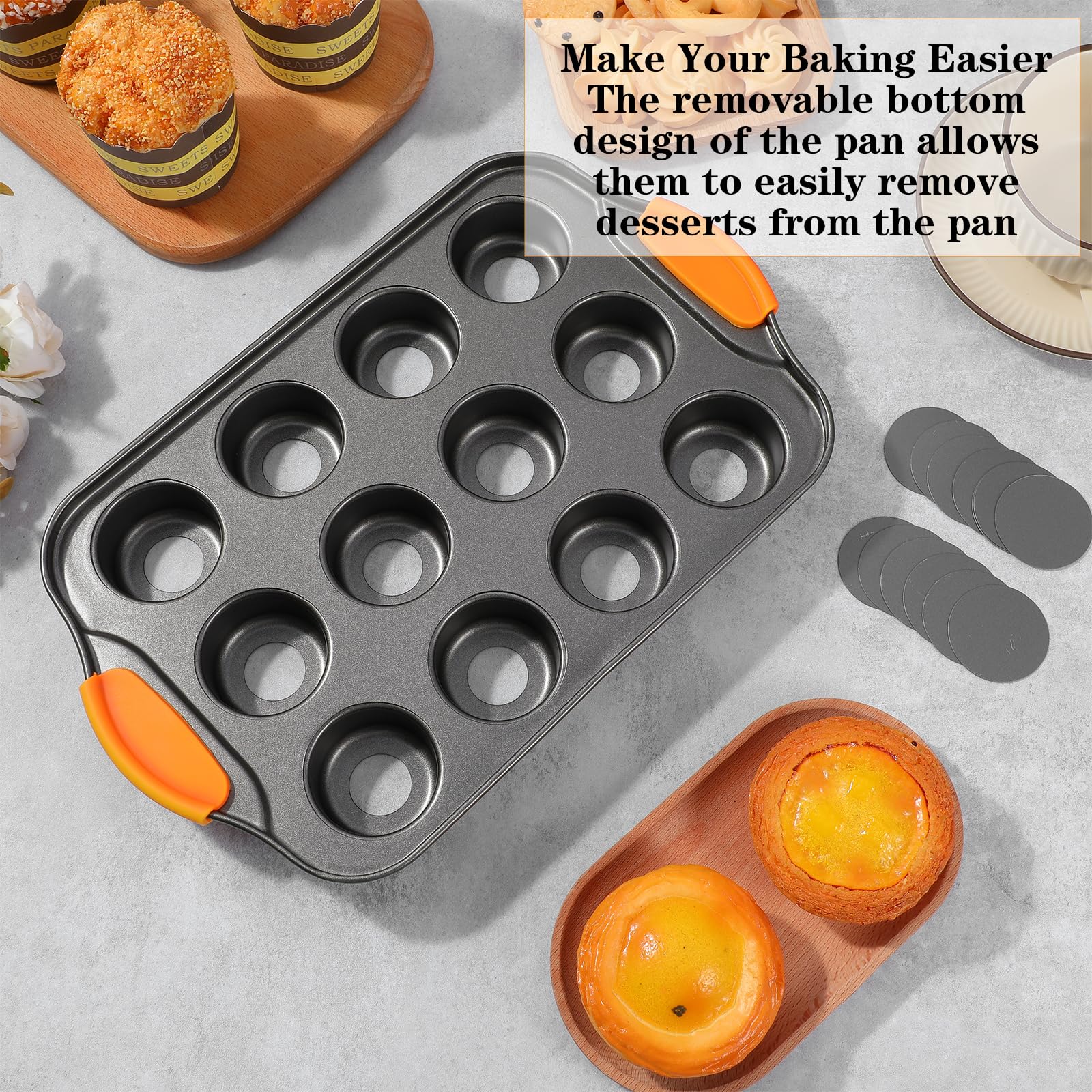 Yuanan non-slip silicone grips prevent slips during kitchen tasks.