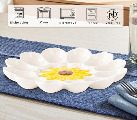YU&CH Easter hostess gift-ready egg platter for charming celebrations.