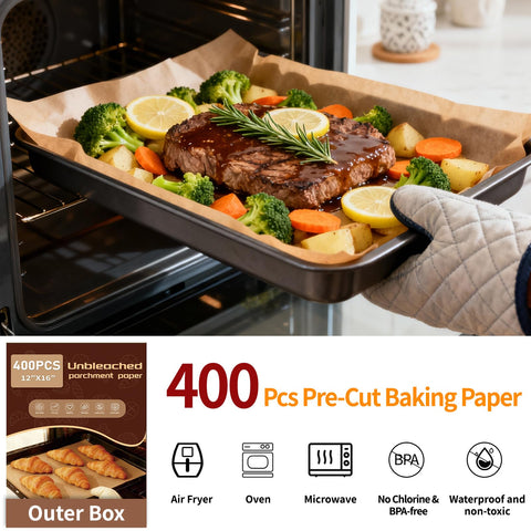YUANYE non-stick parchment paper minimizes sticking and cleanup