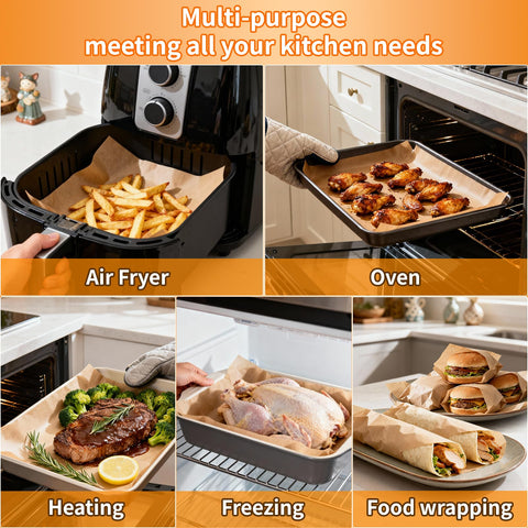 YUANYE precut 12x16 baking paper fits standard pans to reduce curling