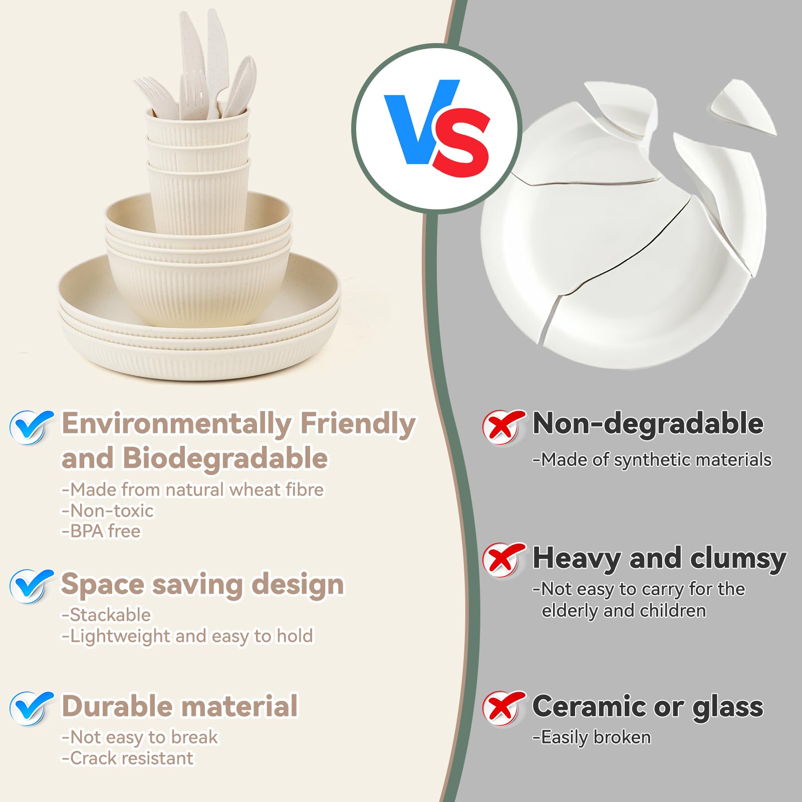 YUANYE cups feature lightweight comfort and everyday durability for family dining.